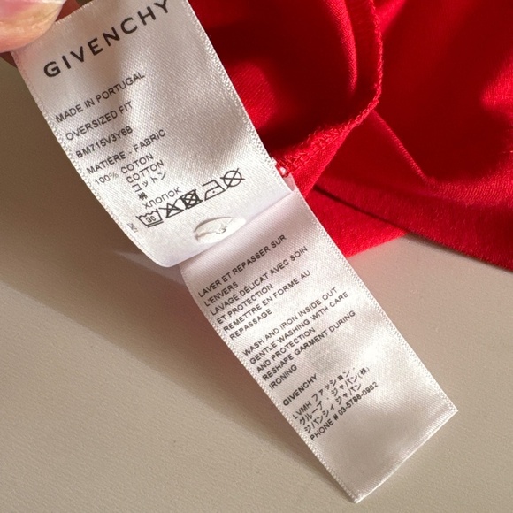 Givenchy Gothic t-shirt Logo Print Oversized Tee Size S - Picture 9 of 11